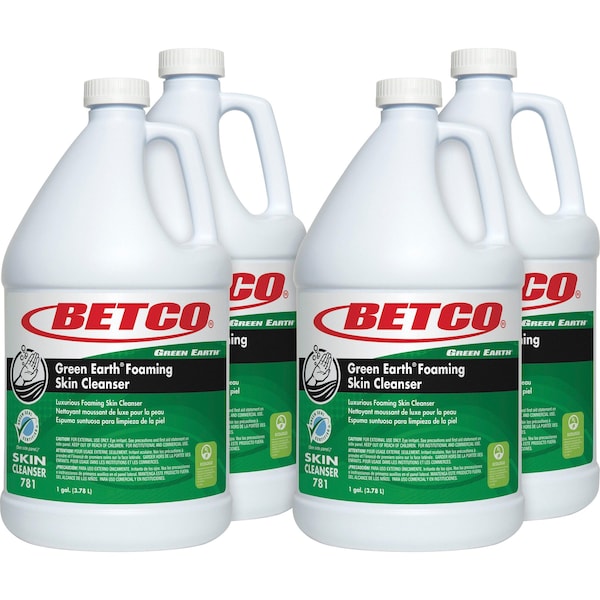 Green Earth Skin Cleanser, Foaming, Green Earth, 1 Gal, , Green, PK 4 BET7810400 - main
